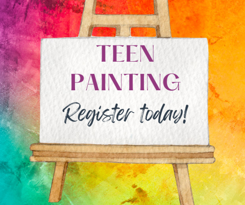 teen painting