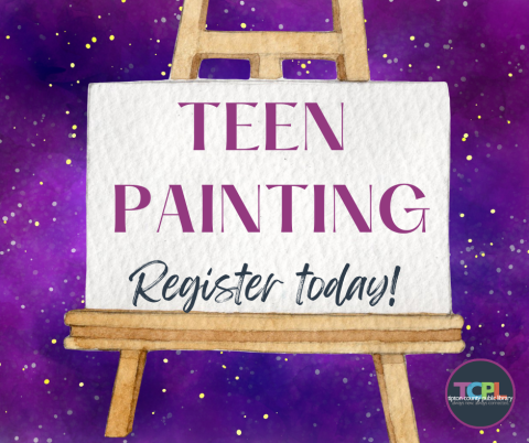 teen painting