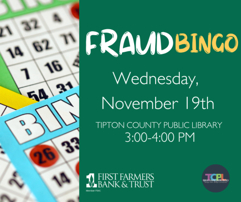 Fraud BINGO by First Farmers, hosted by TCPL